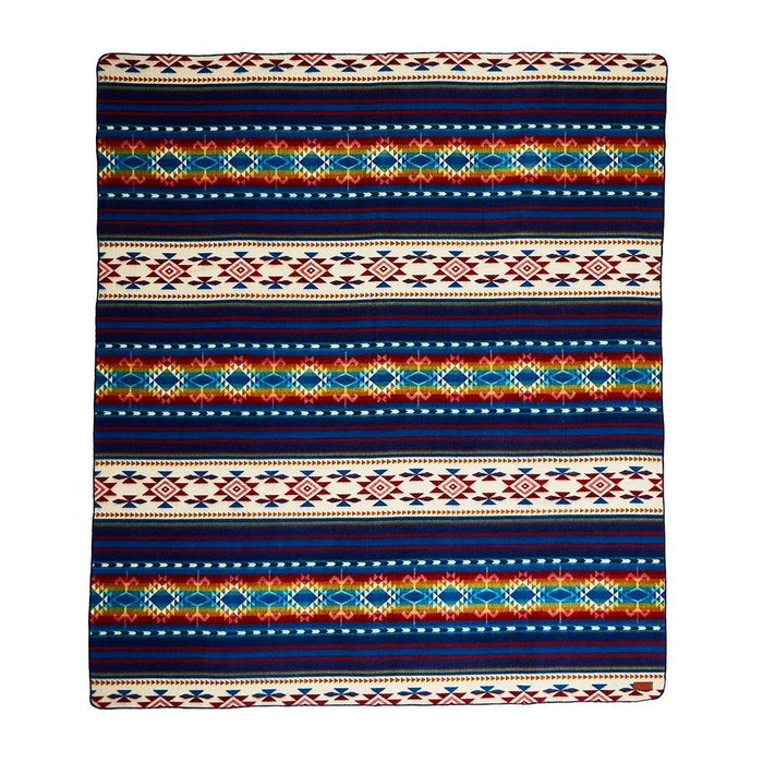 Ultra Soft Southwestern Rainbow Handmade Blanket - Woven