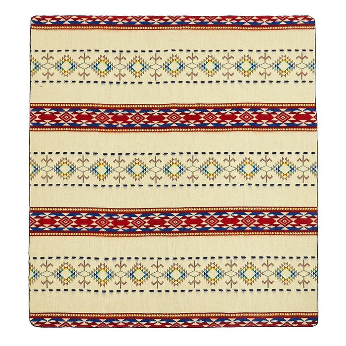Ultra Soft Southwestern Rainbow Handmade Blanket - Woven