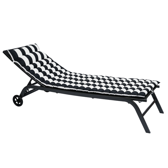 Outdoor Lounge Chair Cushion Replacement Patio Funiture Seat Cushion Chaise - Fabric