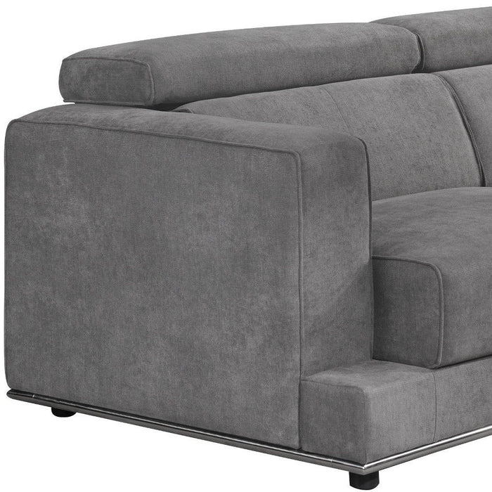 Black Legs Sofa - Dark Gray