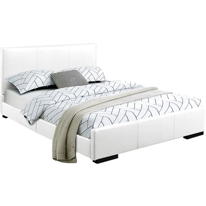 Platform Queen Bed - White