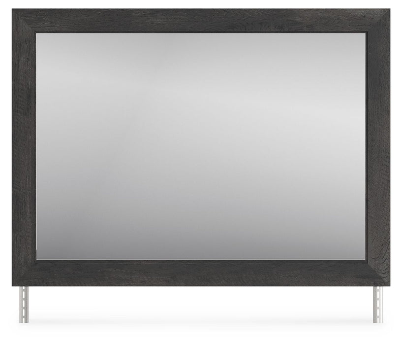 Nanforth - Graphite - Bedroom Mirror