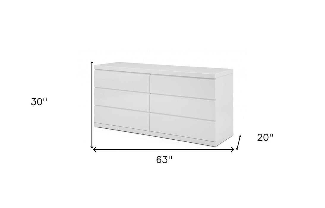 Double Dresser - White