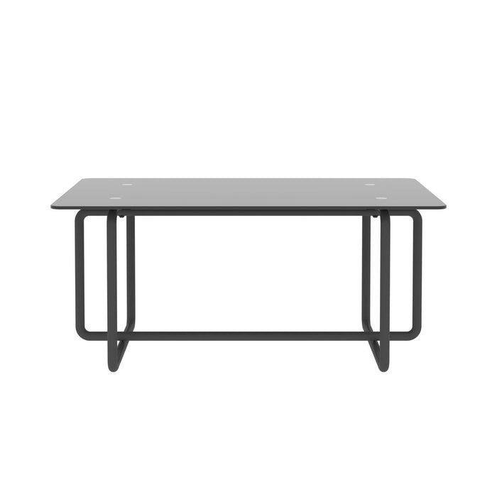 Modern Tempered Glass Tea Table Coffee Table, Table For Living Room