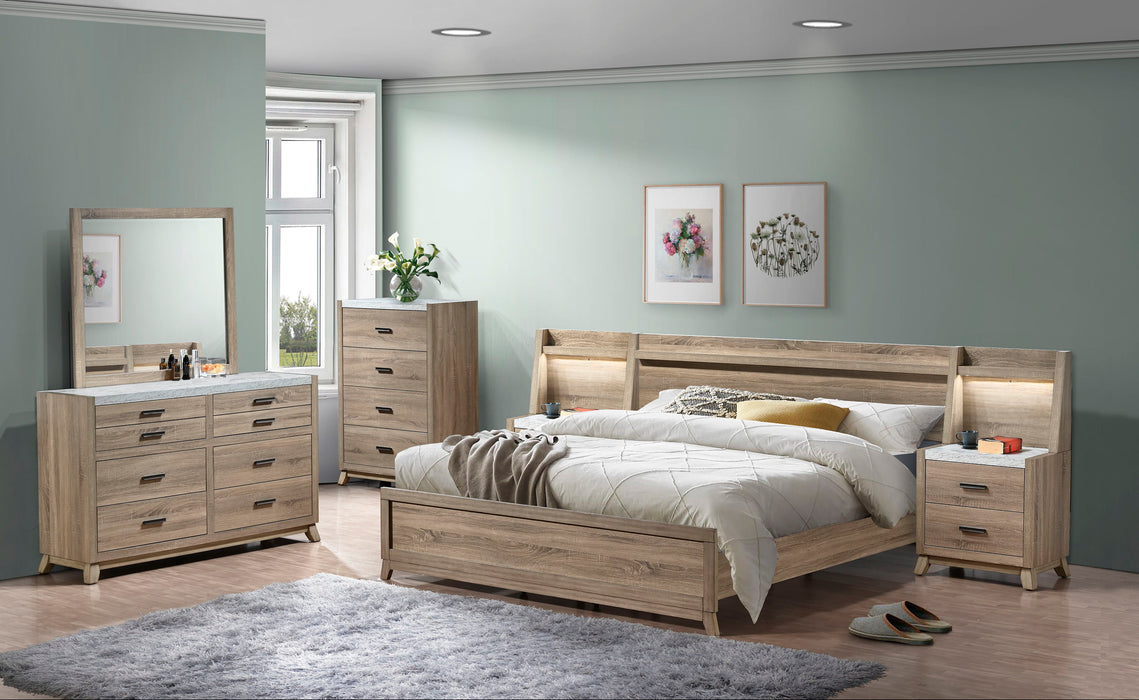 Tilston - King Headboard - Natural