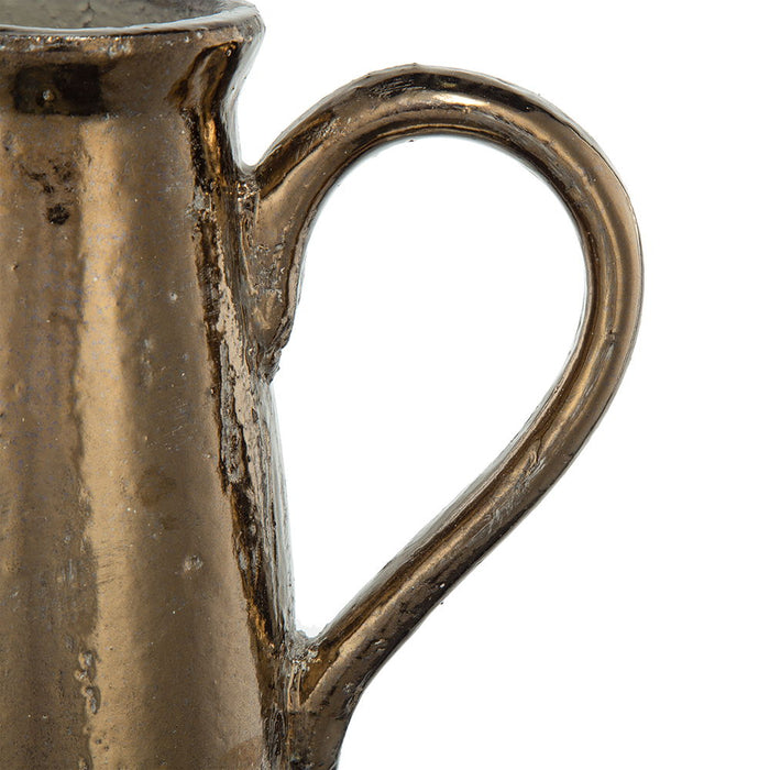 Candia Terracotta Pitcher - Sienna Brown