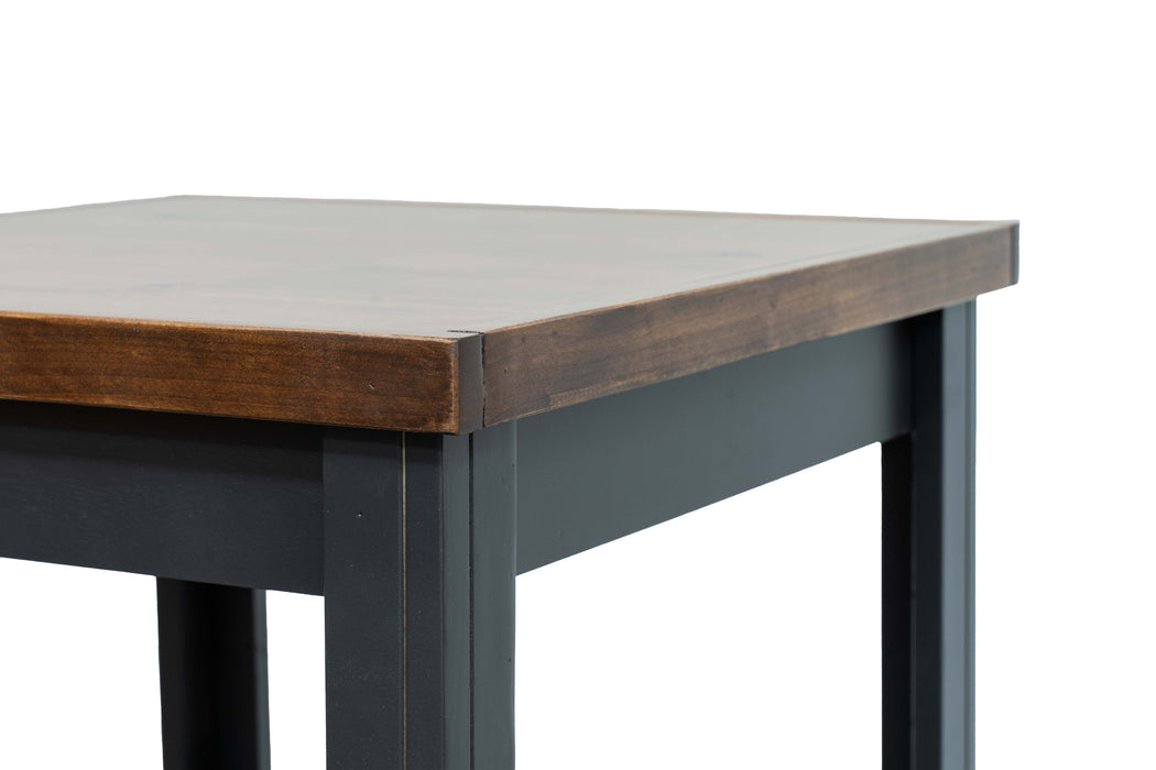 Essex - Side Table - Black, Whiskey