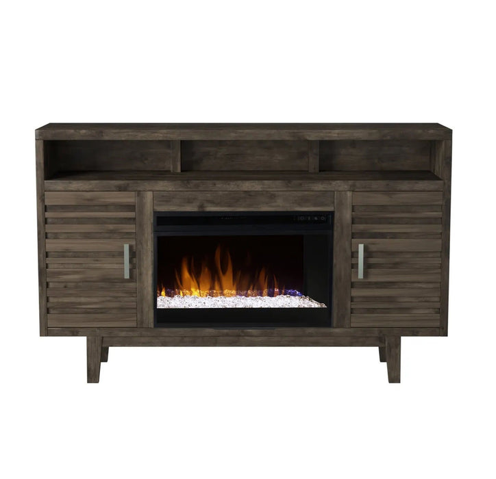 Avondale - Electric Fireplace TV Console For TVs Up To 70" - Charcoal Brown