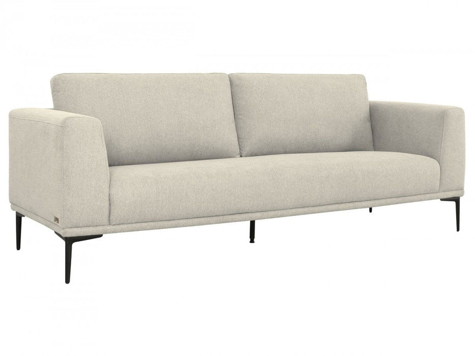 Sofa With Black Legs - Beige