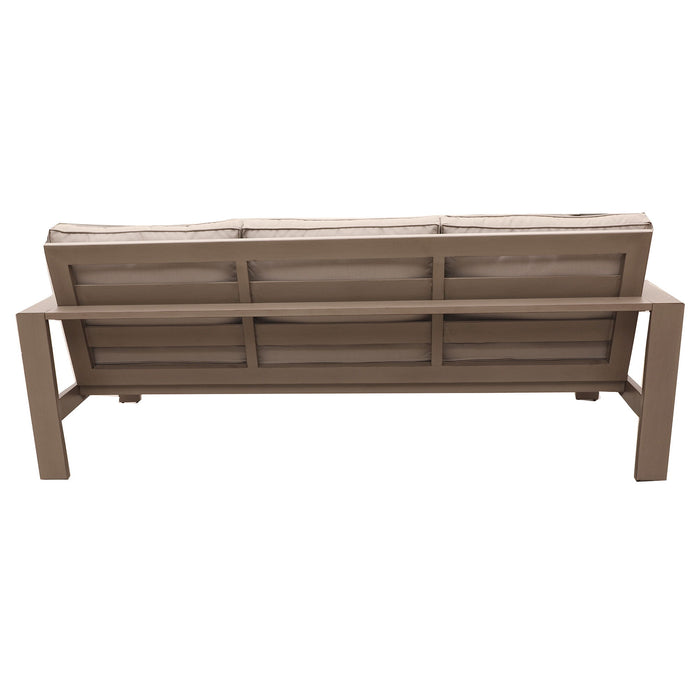 Sofa, Wood Grained - Light Brown