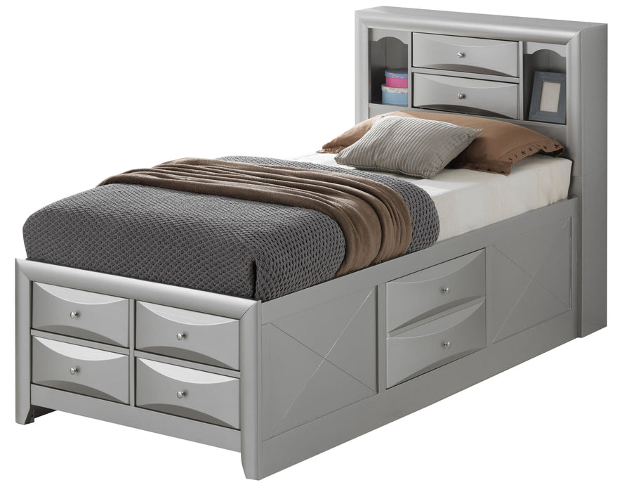 Marilla - Storage Bed With Bookcase Headboard