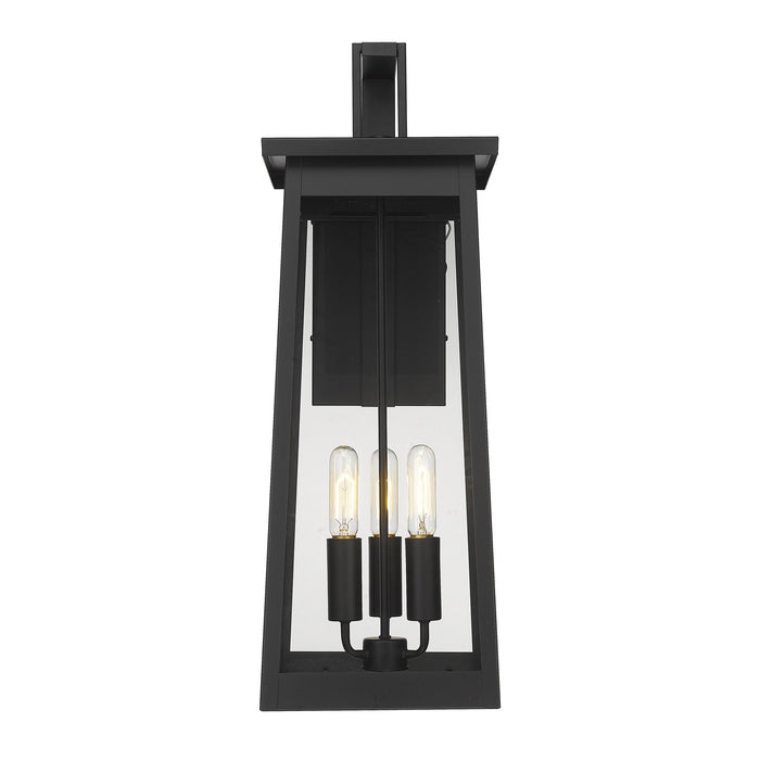 Alden 3 Light Wall Light - Matte Black