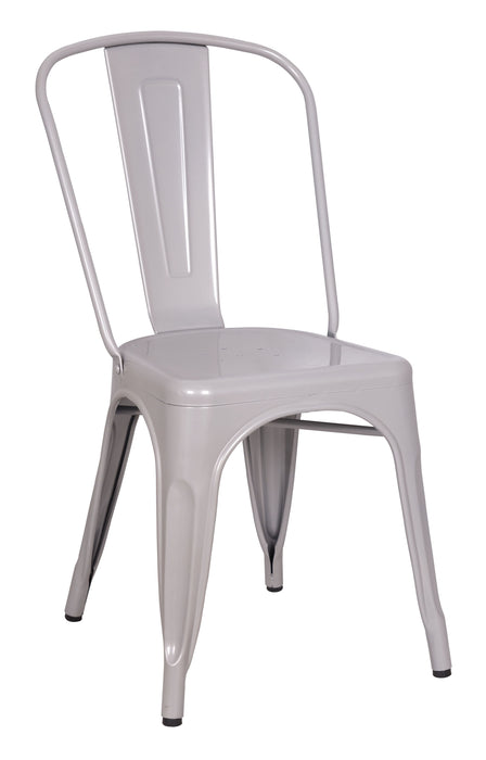 Jakia - Metal Side Chair (Set of 2) - Silver