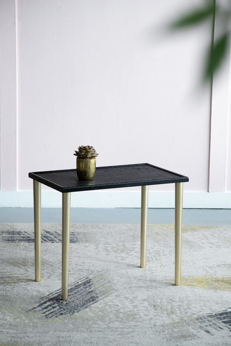 Side Tables (Set of 3) - Black / Gold