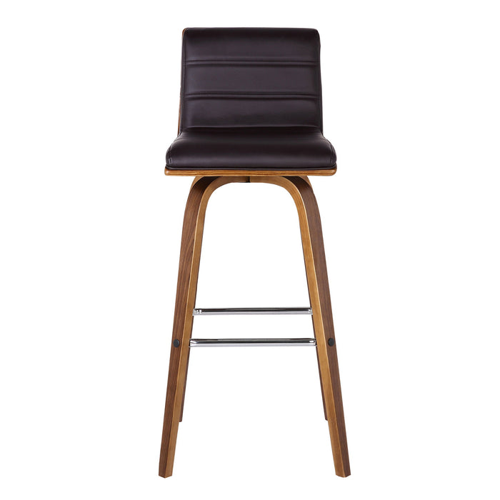 Swivel Low Back Bar Height / Bar Chair - Brown