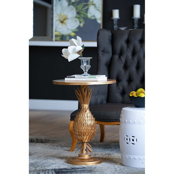 Pineapple Table - Gold