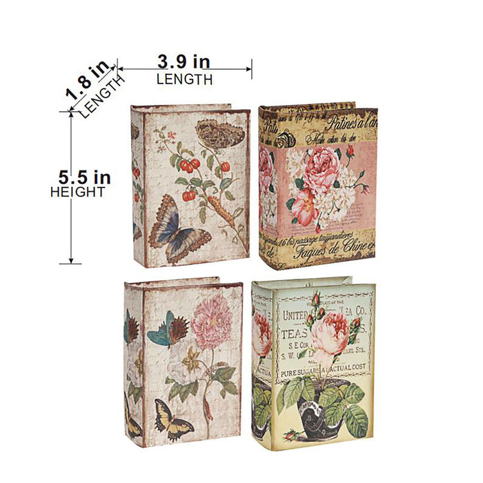 Book Boxes (Set of 4) - Multi