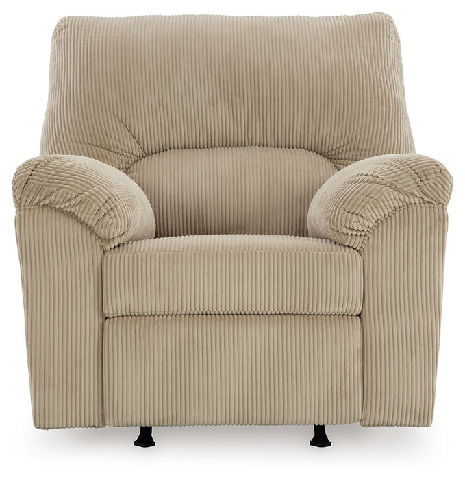 Simplejoy - Sand - Rocker Recliner - Fabric