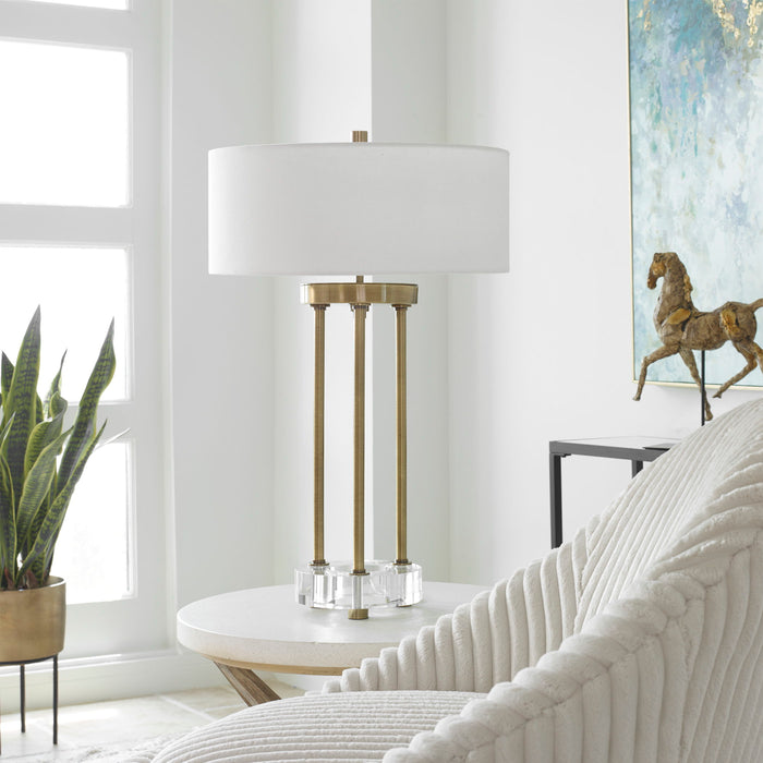 Pantheon - Rod Table Lamp - Brass