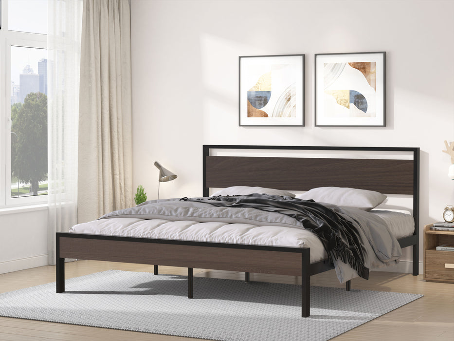 Ceres - Bed With Wood Headboard & Footboard