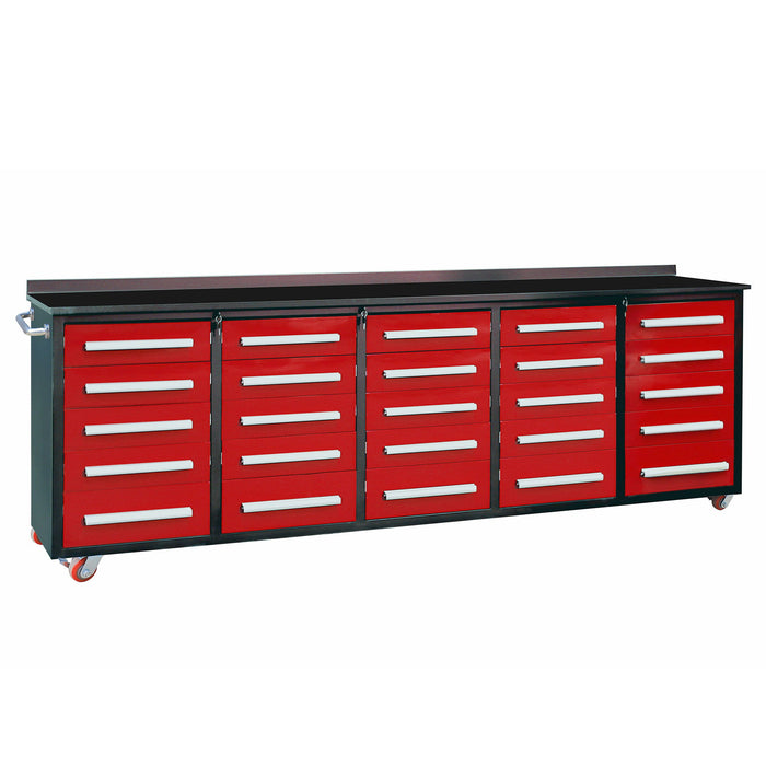 Workbench With Storage Drawers (25 Drawers)