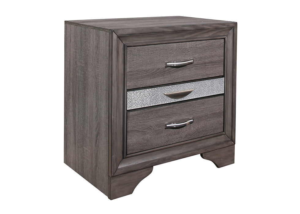 Ryder - Sparkle Nightstand - Gray