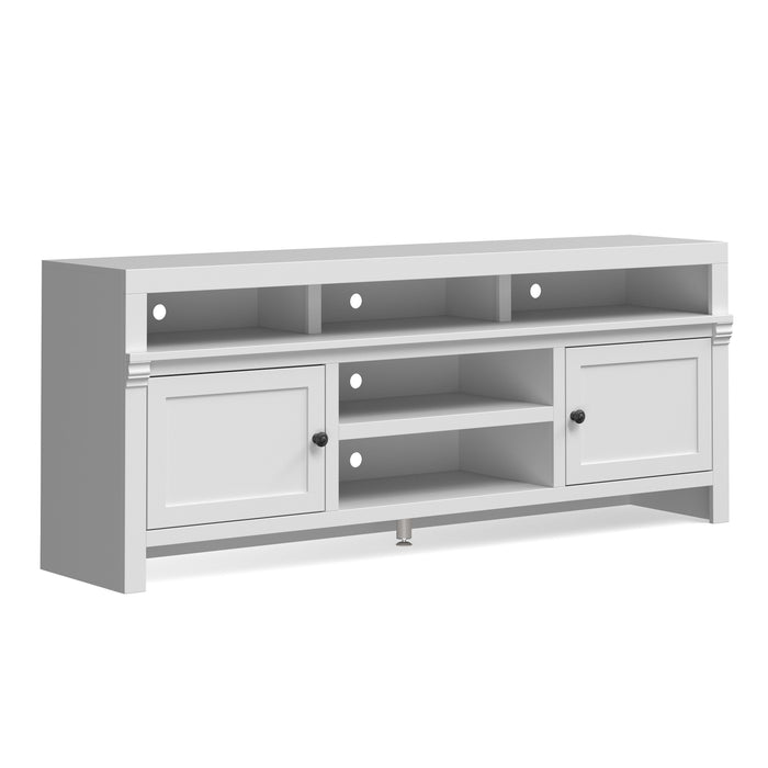 Modern - TV Stand Conosle For TVs 85" - White