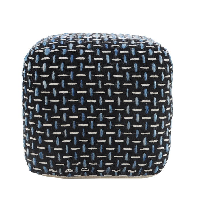 Polyester Ottoman - Black