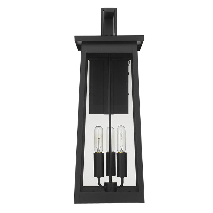 Alden 3 Light Wall Light - Matte Black