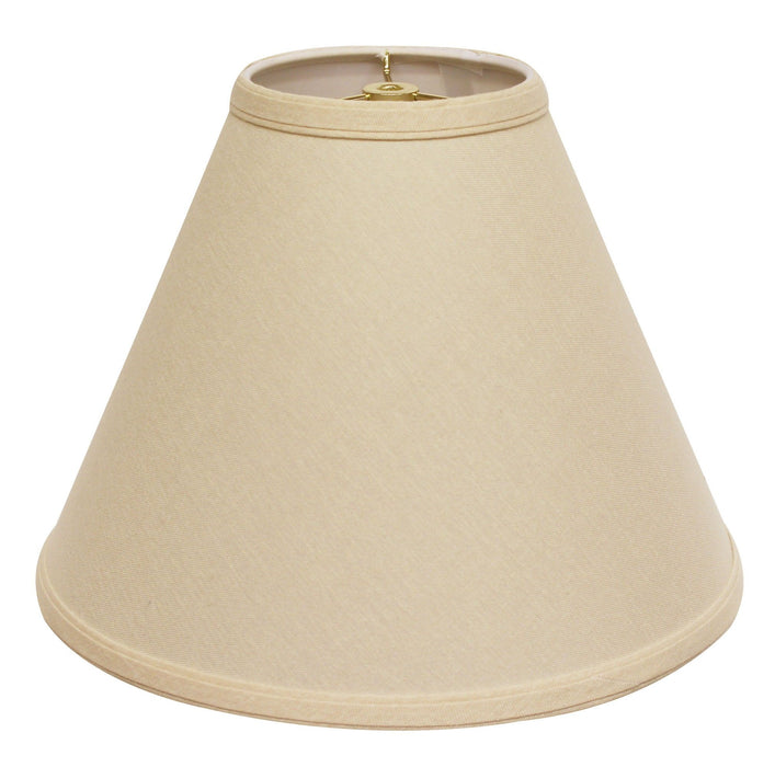 Parchment Deep Cone Linen Lampshade - Biege