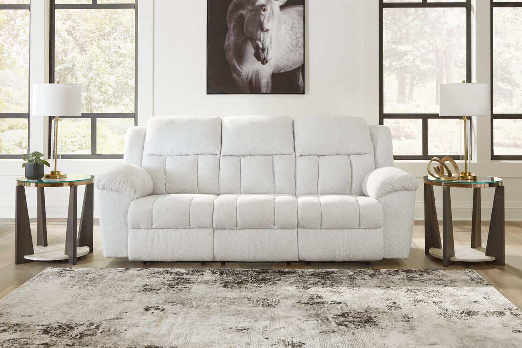 Frohn - Snow - Reclining Sofa - Fabric