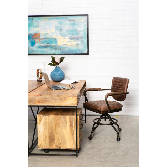 Foster - Desk Chair - Soft Brown