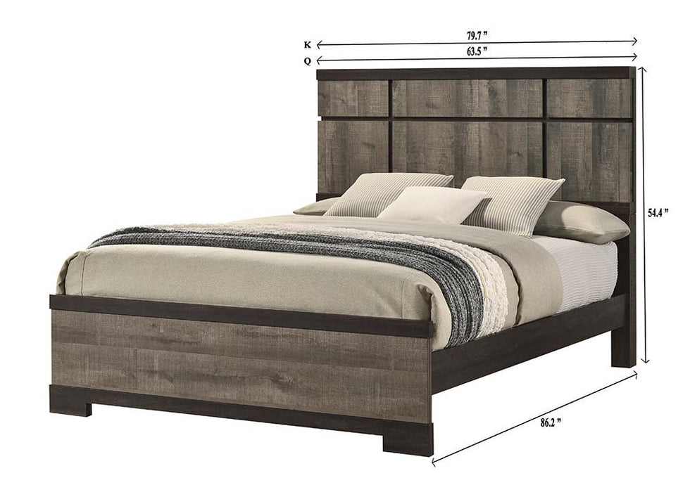 Remington - Queen Headboard And Footboard - Dark Brown