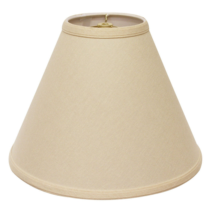 Parchment Deep Cone Linen Lampshade - Biege