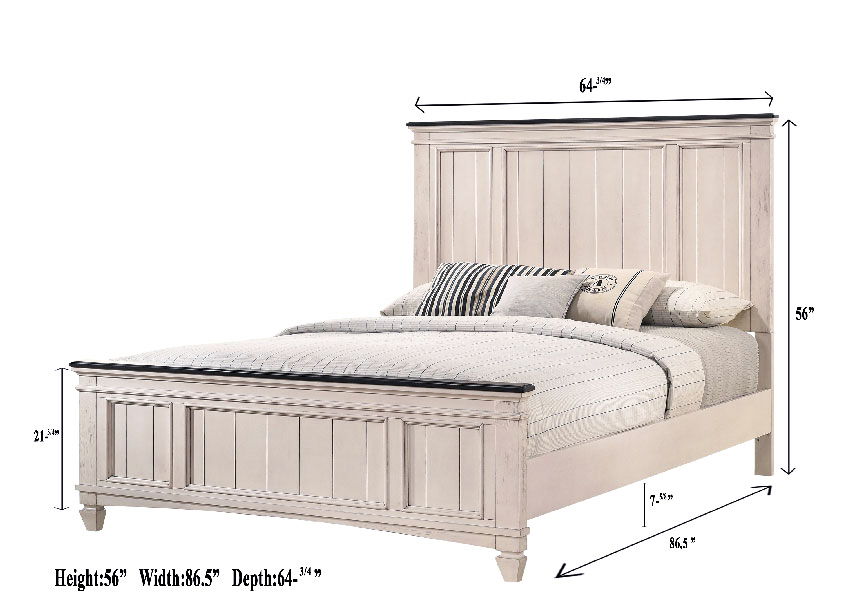 Sawyer - Queen Headboard, Footboard - Beige