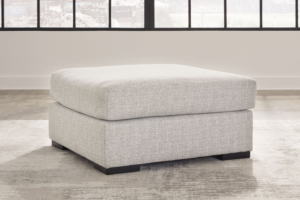 Larce - Stone - Oversized Accent Ottoman