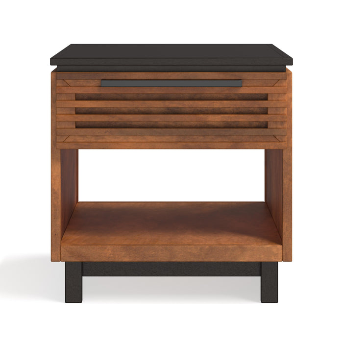 Graceland - Side Table - Black / Bourbon