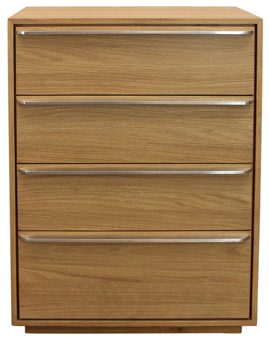 Solid Wood 4 Drawer Dresser - Natural