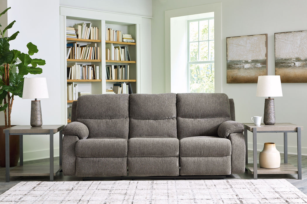 Scranto - Brindle - Reclining Sofa - Fabric