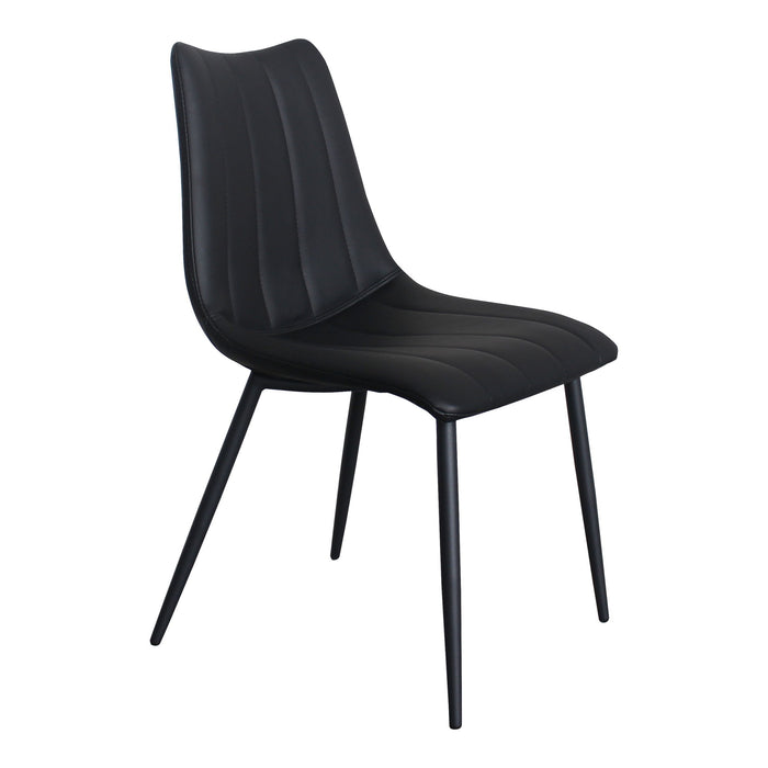 Alibi - Dining Chair Matte - Black - M2