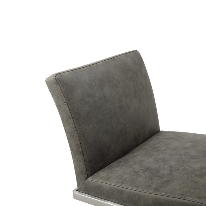 Stainless Steel Bar Chair - Gray / Silver