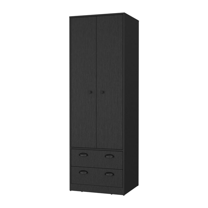 2 Drawer Combo Dresser - Black