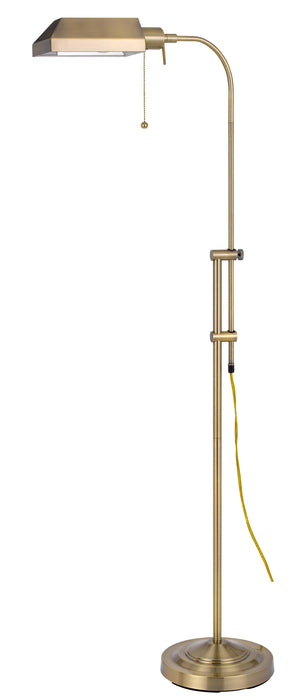 Pharmacy - 62" Height Metal Floor Lamp - Antique Brass