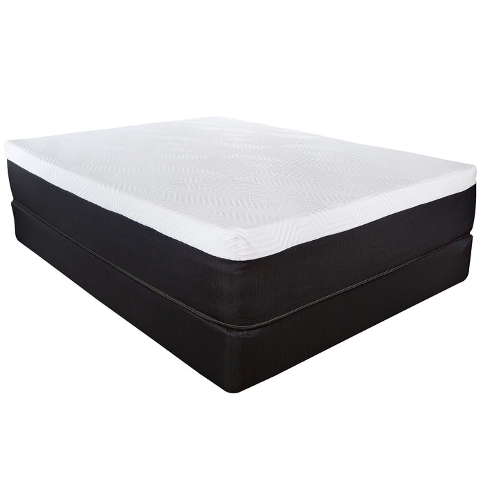 Hybrid Lux Memory Foam And Wrapped Full Coil Mattress - White
