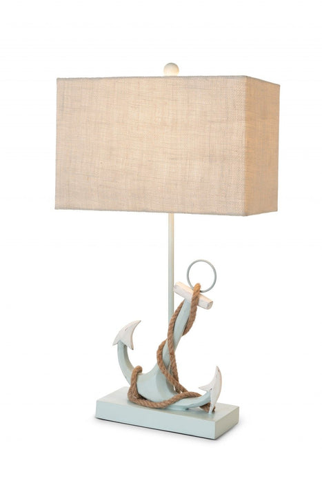 Anchor Table Lamps (Set of 2) - Blue / White