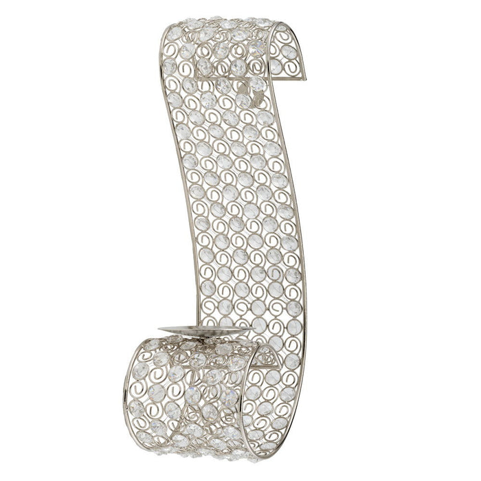 Faux Crystal Swirling Wall Sconce - Gold