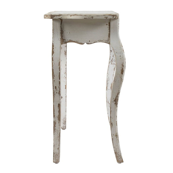 Slimline Console Table, For Hallway Living Room Bedroom - Whitewash