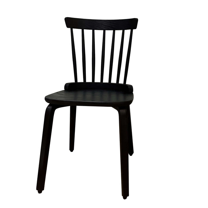 Solid Wood Slat Back Windsor Chair (Set of 2)