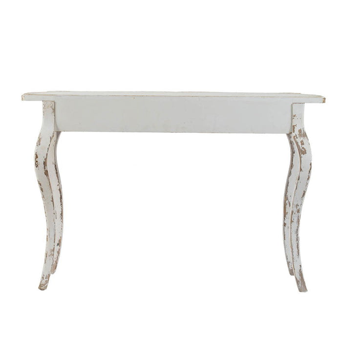 Slimline Console Table, For Hallway Living Room Bedroom - Whitewash