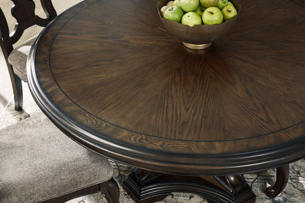 Maylee - Dark Brown - Dining Table